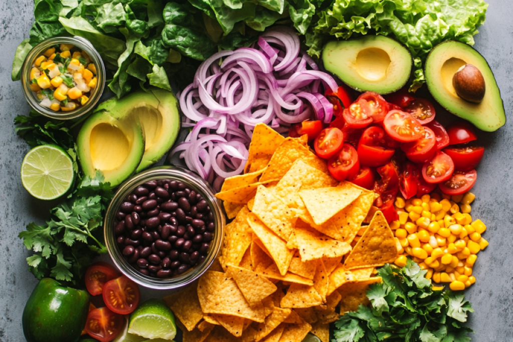 65545152 - Vegan Taco Salad – A Healthy and Flavorful Twist on a Classic