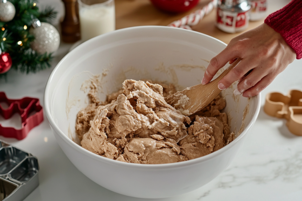 Preparing Gingerbread Cookies	
