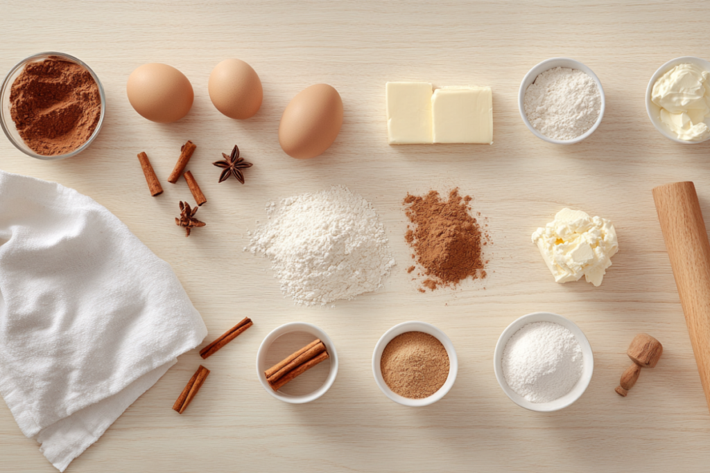 Holiday Cookie Ingredients