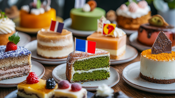 Cakes from around the world with unique cultural flavors