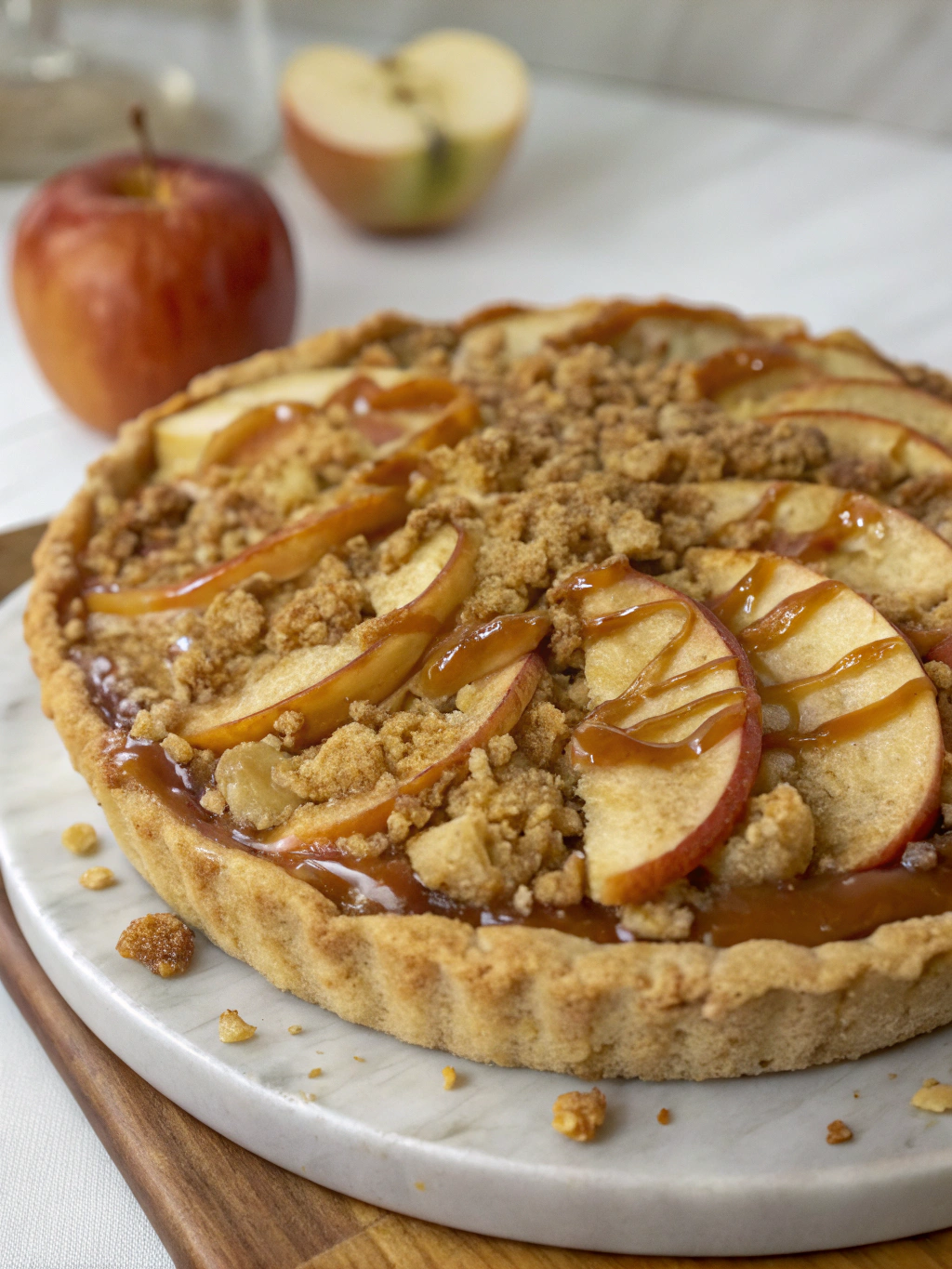 zy2sNOQv4gIiwXcUIWBPT image - Caramel Apple Streusel Pie – The Perfect Fall Dessert with Crunchy Crumble & Gooey Caramel