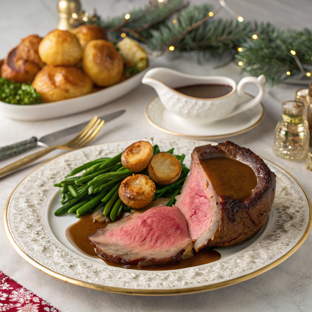 The Grand Holiday Roast: Master Prime Rib and Yorkshire Pudding 3 Final dish