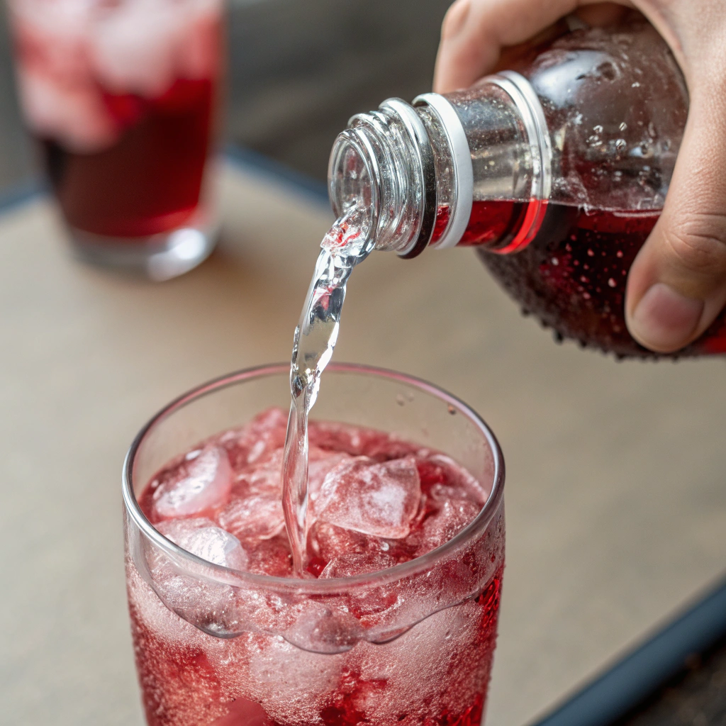 Sparkling Ruby Delight: Crafting the Perfect Pomegranate Spritzer 2 Preparation steps