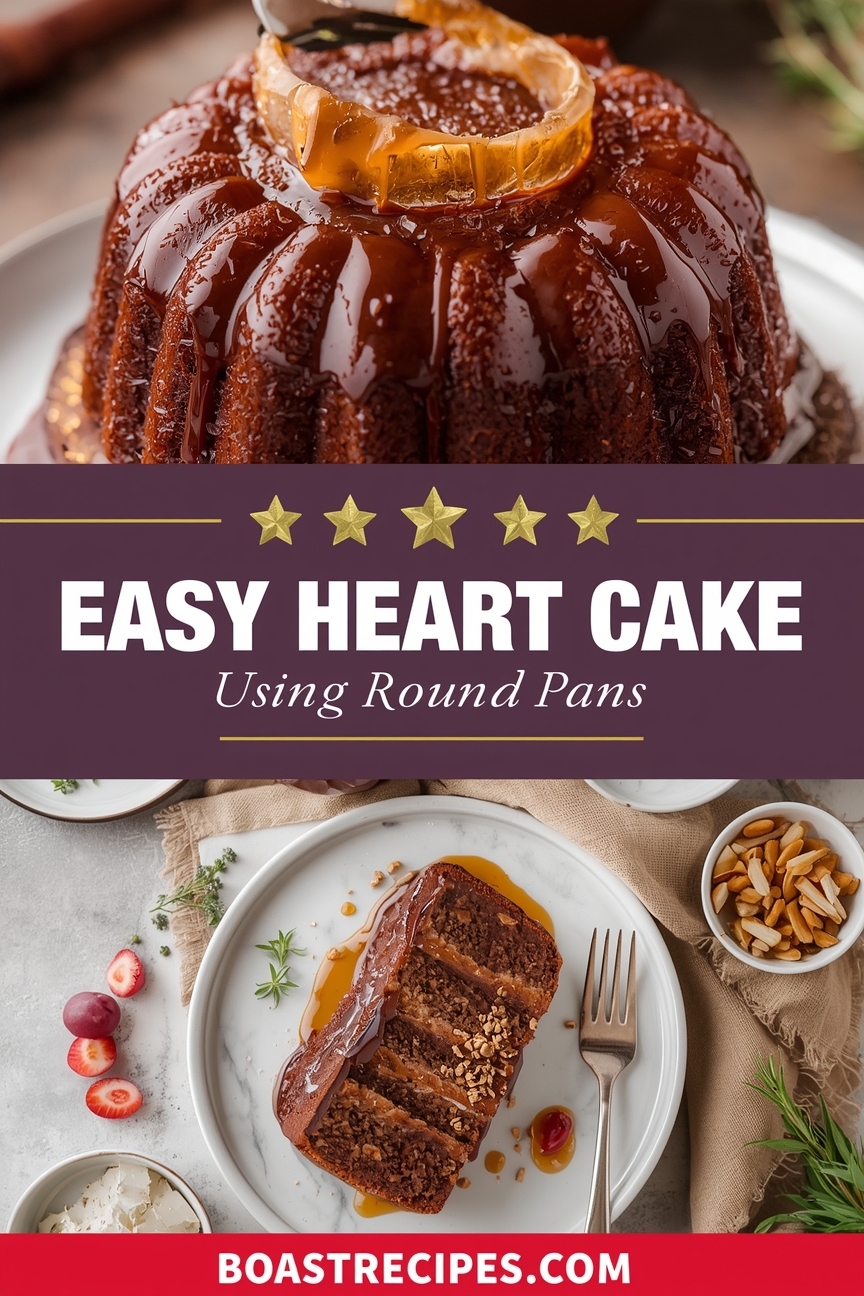 Your Heart Will Bleed Chocolate: The Lazy Genius’s Easy Heart Cake Using Round Pans 1 Easy Heart Cake Using Round Pans - Your Heart Will Bleed Chocolate: The Lazy Genius’s Easy Heart Cake Using Round Pans